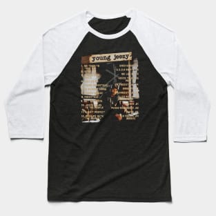 Young Jeezy Trap Or Die List Baseball T-Shirt